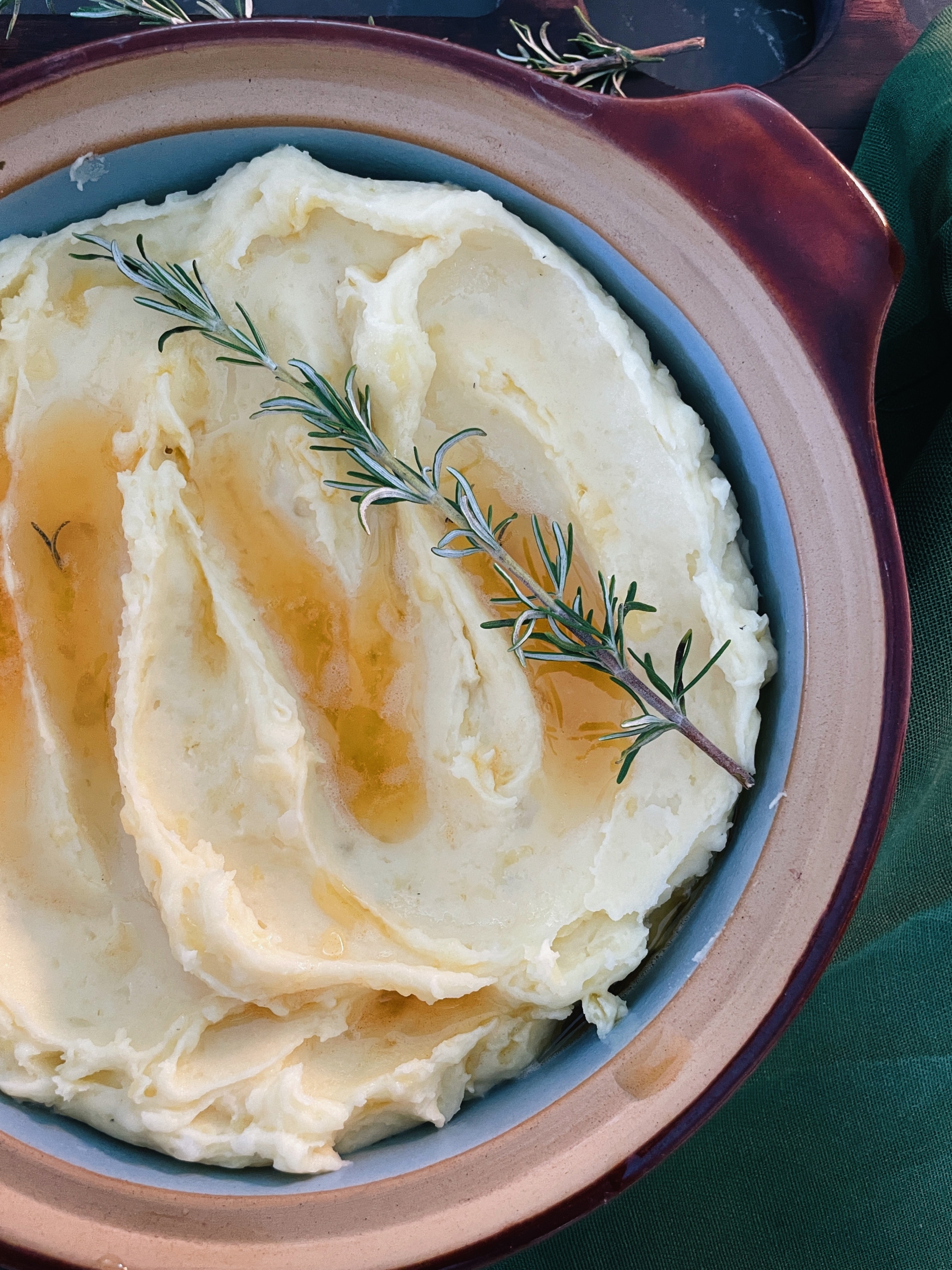 Rosemary Brown Butter Whipped Potatoes